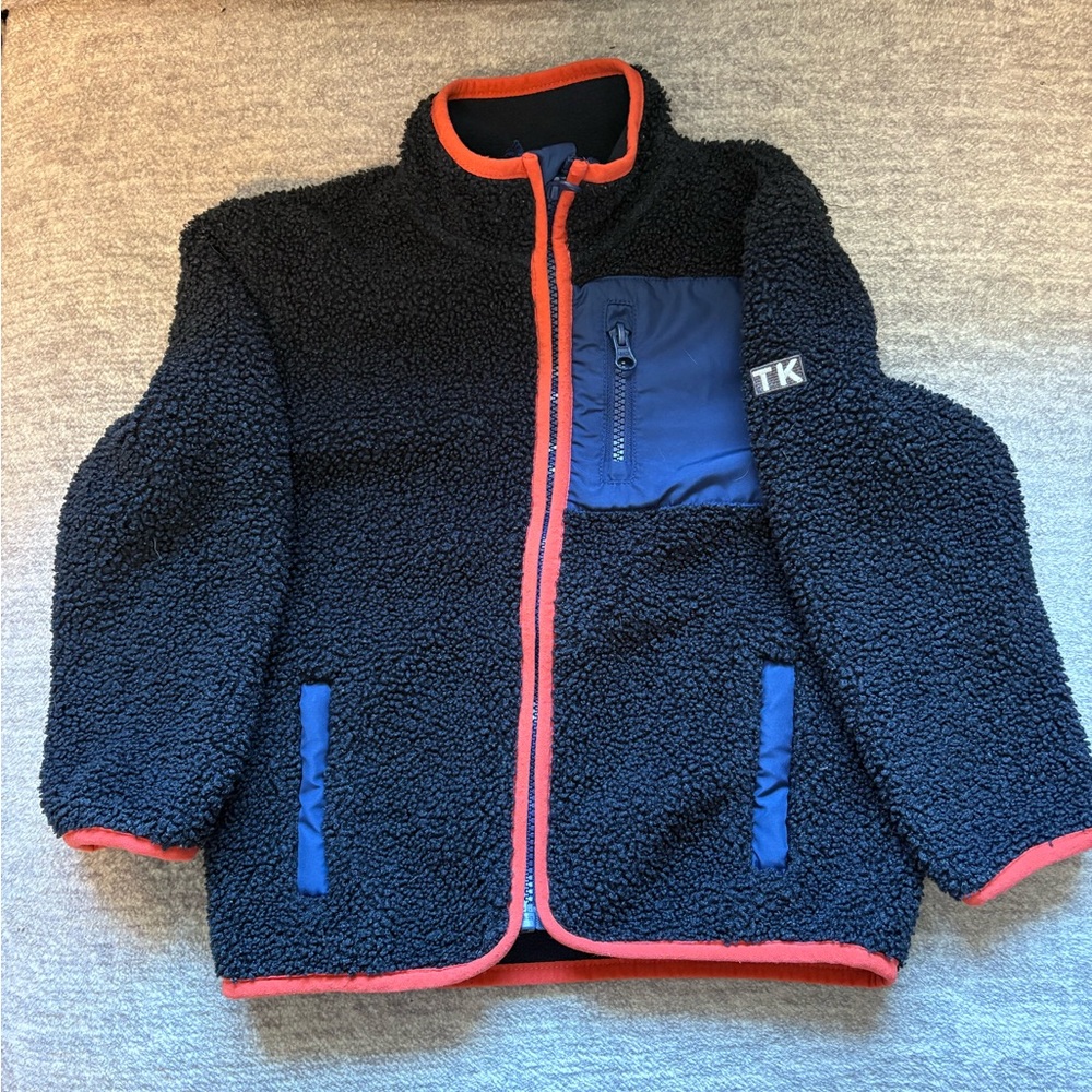 Tilley Kids Sherpa Jacket Coat Size 4T-5T